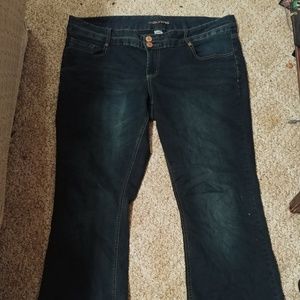 Maurices dark wash stretchy jeans